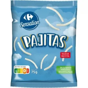 Aperitivo de Patata Pajitas Sensation Carrefour 75 G.