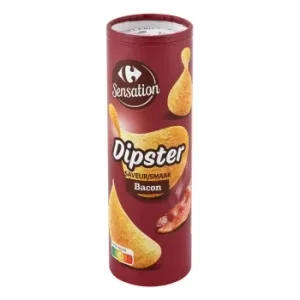 Aperitivo de Patata Sabor Bacon Dipster Carrefour 175 G.