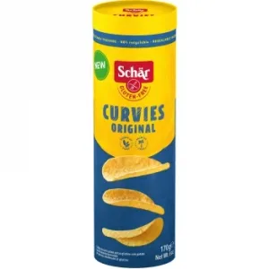 Aperitivo de Patata Sabor Original Curvies Schär sin Gluten 170 G.