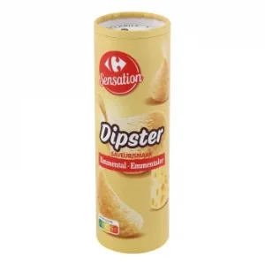 Aperitivo de Patata Sabor Queso Dipster Carrefour 175 G.
