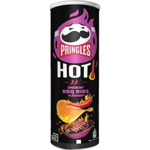 Aperitivos de Patata Hot Smokin Bbq Ribs Flavour  Pringles 160 G