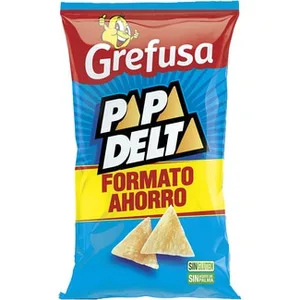 Aperitivos de Patata Papa Delta sin Gluten Formato Ahorro Grefusa 135 G