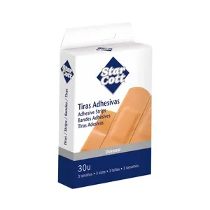 Star Cott Apósitos Adhesivos Universales de 3 Tamaños Diferentes Star Cott 30 Uds.