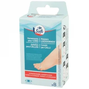 Apósitos Callos Tecnología Hidrocoloide Carrefour Soft 8 Ud.