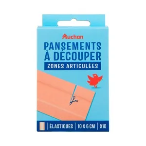 Producto Alcampo Apósitos Recortables (10 X 6 Cm) de Tejido Elastico 10 Uds.