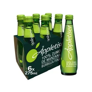 Appletiser Bebida con Gas de Zumo de Manzana Pack 6 Botella de Vidrio X 275 Ml. 1650 ML