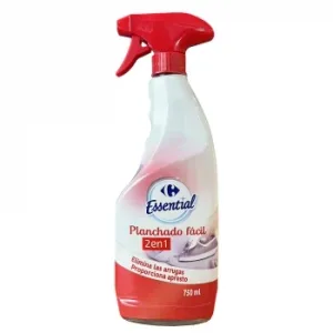 Apresto Planchado Fácil 2 en 1 Essential Carrefour 750 Ml.