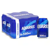 Aquarius de Limón 9 X 330 Ml