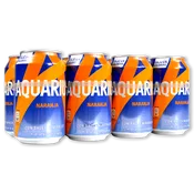 Aquarius Naranja Isotónico Paq. 8 Latas de 33 Cl