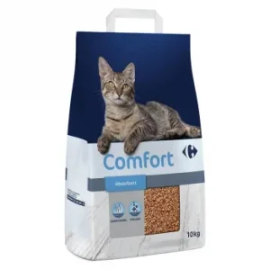 Arena Absorbente Perfumada para Gatos Carrefour 10 Kg.