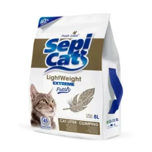 Arena para Gato Aglomerada Ligera Sepicat Extreme  8l