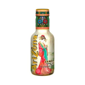 Arizona Bebida de Té Verde con Miel Cero Azucares 50 Cl. 500 ML