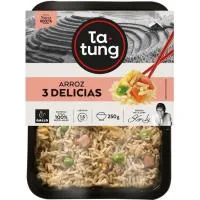 Arroz 3 Delicias Ta-tung, Bandeja 250 G