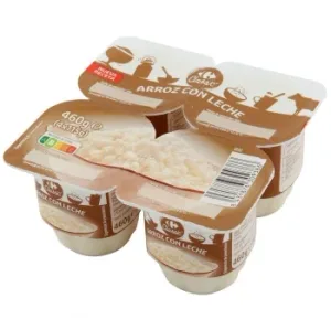 Arroz con Leche Carrefour Pack de 4 Unidades de 115 G.