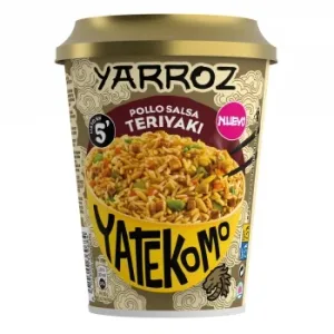 Arroz con Pollo en Salsa Teriyaki Yarroz Yatekomo 83 G.