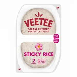 Arroz de Grano Corto para Microondas Sticky Veetee 260 G.