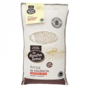 Arroz de Valencia Categoría Extra de Nuestra Tierra 1 Kg.
