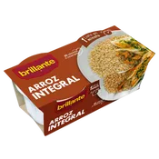Arroz Integral Brillante para Guarnición Paq. 2 U. de 125 G