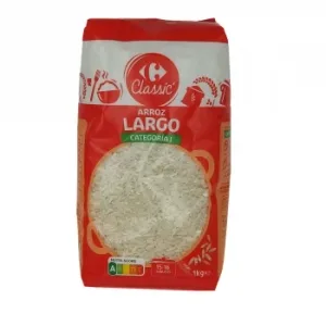 Arroz Largo Categoria 1 Carrefour Classic´ 1 Kg.