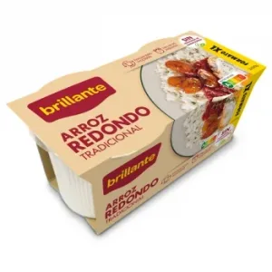 Arroz Redondo para Microondas Brillante Pack de 2 Unidades de 200 G.
