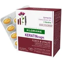 ATC Keratin Klorane, Caja 30 Cápsulas