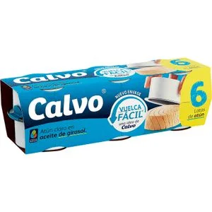 Atún Claro Aceite Girasol Pack de 6 6 X 52 Gr