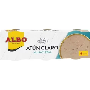 Atún Claro al Natural Pack 3  Albo 65 G
