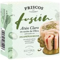 Atún Claro con Jalapeño Fusión Friscos, Lata 77 G