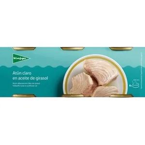 Atún Claro en Aceite de Girasol Pack 6  el Corte Ingles 80 G