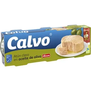 Atún Claro en Aceite de Oliva la Española Pack 3  Calvo 73 G