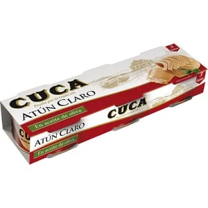 Atún Claro en Aceite de Oliva Pack 3 Cuca