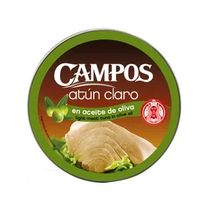 Atún Claro en Aceite de Oliva Campos, Lata 150 G