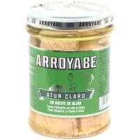 Atún Claro en Aceite Oliva Arroyabe, Frasco 185 G