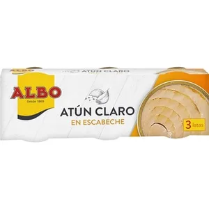 Atún Claro en Escabeche Pack 3 Albo