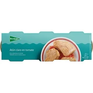 Atún Claro en Tomate Pack 3  el Corte Ingles 52 G