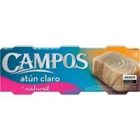 Atún Claro Natural Campos, Pack 3x56 G
