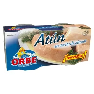 Orbe Atún en Aceite 2 Latas de 52 G 104 G