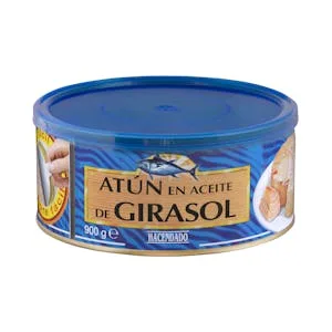 Atún en Aceite de Girasol Hacendado 0.9 KG