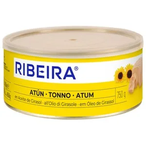 Ribeira Atún en Aceite de Girasol 650g 650 G