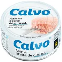 Atún en Aceite de Girasol Calvo, Lata 160 G