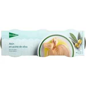 Atún en Aceite de Oliva Pack 3  el Corte Ingles 60 G
