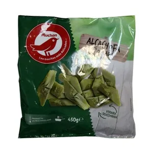 Auchan Alcachofas Seleccionadas, Limpias y Troceadas 450 G. Producto Alcampo