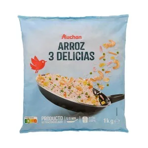 Auchan Arroz Tres Delicias 1 Kg Producto Alcampo. 1000 G