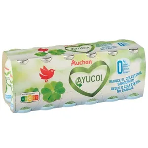 Auchan Ayucol Natural, para Ayudar a Controlar el Colesterol 12 X 100 G Producto Alcampo. 1200 G
