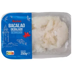 Auchan Bacalao Desmigado Desalado 250 G. Producto Alcampo