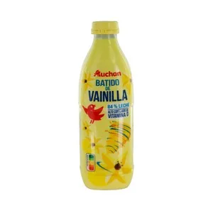 Auchan Batido de Vainilla, Elaborado con un 88% de Leche 1 L. Producto Alcampo 1000 ML