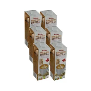 Auchan Bebida de Avena Barista 6 X 1 L. Producto Alcampo 6000 ML