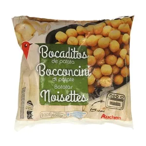 Auchan Bocaditos de Patata Ultracongelados 500 G. Producto Alcampo 1000 G