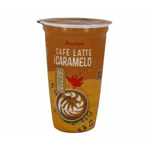 Auchan Café Latte Caramelo 250 Ml. Producto Alcampo