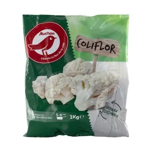Auchan Coliflor Seleccionada y Ultracongelada 1 Kg. Producto Alcampo 1000 G
